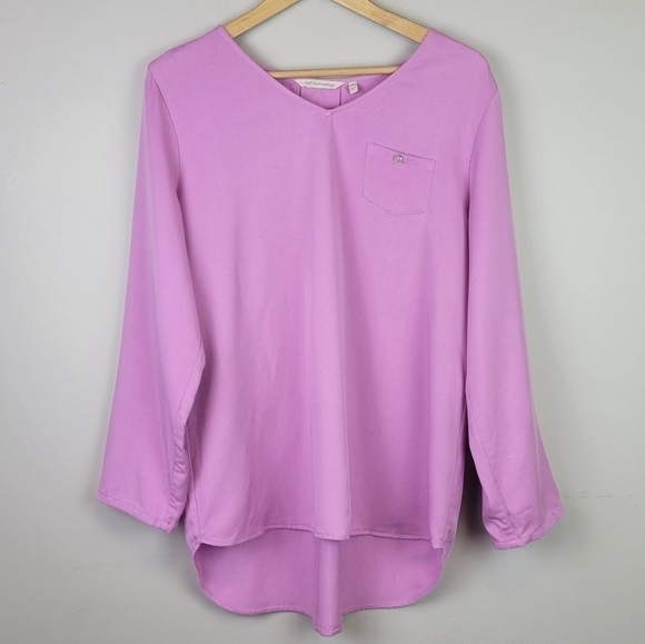 Soft Surroundings V-Neck Tunic Tencel Lyocell M - Picture 12 of 12